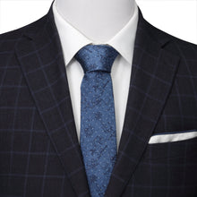 Load image into Gallery viewer, Disney Peter Pan Treasure Map Navy Dot Men's Tie