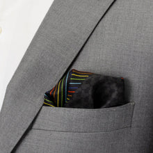 Load image into Gallery viewer, Disney Mickey Mouse Silhouette Rainbow Pocket Square