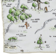 Load image into Gallery viewer, Disney Winnie the Pooh Map Pocket Square