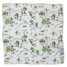 Load image into Gallery viewer, Disney Winnie the Pooh Map Pocket Square