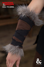 Load image into Gallery viewer, Dungeons & Dragons Barbarian Bracers Brown/Black