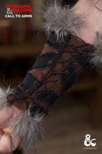 Load image into Gallery viewer, Dungeons & Dragons Barbarian Bracers Brown/Black