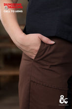 Load image into Gallery viewer, Dungeons & Dragons Barbarian Trousers Brown/Black