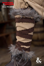 Load image into Gallery viewer, Dungeons & Dragons Barbarian Greaves Hemp/Brown
