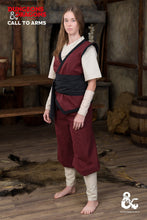 Load image into Gallery viewer, Dungeons & Dragons Monk Vest Bordeaux/Black