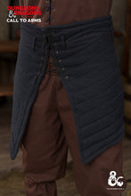 Load image into Gallery viewer, Dungeons & Dragons Ranger Tassets Black