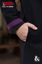 Load image into Gallery viewer, Dungeons & Dragons Warlock Coat Black/Purple