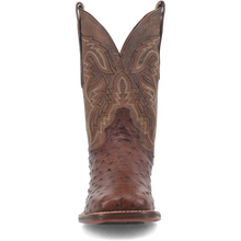 Load image into Gallery viewer, Dan Post Alamosa (Chocolate/Brown) - Men's Ostrich Skin Leather Cowboy Boots