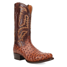Load image into Gallery viewer, Dan Post Marco - Men's Ostrich Skin Leather Cowboy Boots