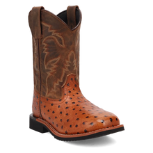 Load image into Gallery viewer, Dan Post Jet - Little Kid's / Big Kid's Leather Cowboy Boots