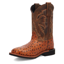 Load image into Gallery viewer, Dan Post Jet - Little Kid's / Big Kid's Leather Cowboy Boots