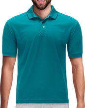 Load image into Gallery viewer, Men's Dri Fit Moisture Wicking Polo Shirt - Big Size