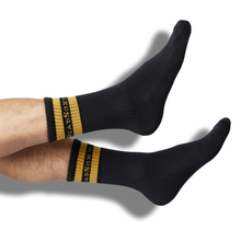 Load image into Gallery viewer, Branded Casual Crew Socks - Black