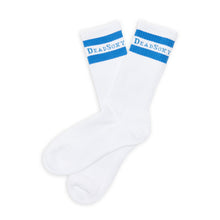 Load image into Gallery viewer, Branded Casual Crew Socks - White