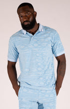 Load image into Gallery viewer, F178 Baroque Terry Polo - Blue