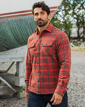 Load image into Gallery viewer, Field Grand Flannel, Brick Windowpane