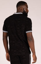 Load image into Gallery viewer, F178 Baroque Terry Polo - Black
