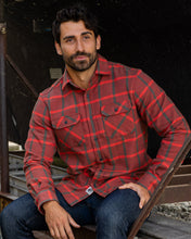 Load image into Gallery viewer, Field Grand Flannel, Brick Windowpane