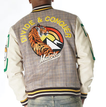 Load image into Gallery viewer, M4315 Vercelli Plaid Varsity Jacket - Khaki