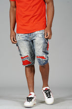 Load image into Gallery viewer, M936 - Makobi Denim Cargo Shorts - Dirt