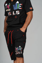 Load image into Gallery viewer, F538/F538S Love Kills Short Sleeves Set- Black