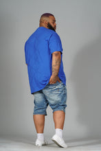 Load image into Gallery viewer, M298 Embossed Knit Tee - Royal