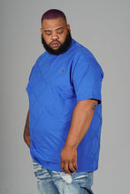 Load image into Gallery viewer, M298 Embossed Knit Tee - Royal