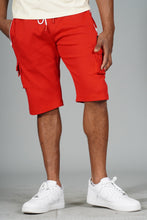 Load image into Gallery viewer, M670 Tech Fleece cargo Shorts - Red