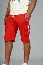 Load image into Gallery viewer, M670 Tech Fleece cargo Shorts - Red