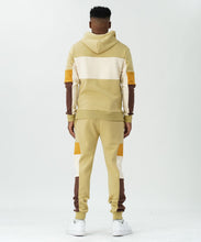 Load image into Gallery viewer, M2323 Paolo Fleece Jacquard Hoodie Track Set - Khaki