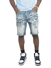 Load image into Gallery viewer, M607 Amato Denim Shorts - Light Wash