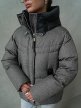 Load image into Gallery viewer, Metropolitan Wool-Effect Down Fill Jacket