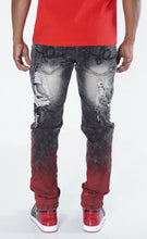 Load image into Gallery viewer, F1765 Frost Shredded Jeans - Black Wash