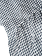 Load image into Gallery viewer, Linen Checked Long-Sleeved Top CAROLINE