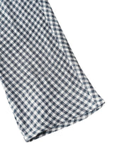 Load image into Gallery viewer, Linen Checked Long-Sleeved Top CAROLINE