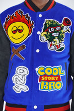 Load image into Gallery viewer, F1040 Cooley High Wool Varsity Jacket - Royal