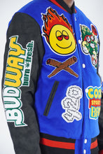 Load image into Gallery viewer, F1040 Cooley High Wool Varsity Jacket - Royal