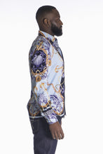 Load image into Gallery viewer, M1833 Capone Printed Shirt - Blue