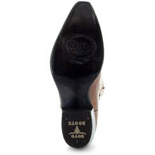Load image into Gallery viewer, Tan Rose Inlayed Women's Cowgirl Boots (M50032)