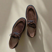 Load image into Gallery viewer, Men's Chestnut Suede Tuscan Moc Boot