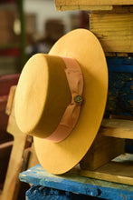 Load image into Gallery viewer, Bruno Capelo The Zayden 100% Australian Wool 3" Dress Gaucho/Boater Hat