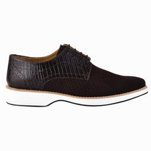 Load image into Gallery viewer, Gutta Lizard Print Leather Textile Casual Sneakers