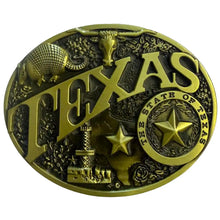 Load image into Gallery viewer, Deadwood Trading Lone Star Armadillo (Antique Brass) - Belt Buckle