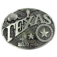 Load image into Gallery viewer, Deadwood Trading Lone Star Armadillo (Antique Pewter) - Belt Buckle