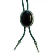 Load image into Gallery viewer, Deadwood Frontier Oval (Onyx) - Bolo Tie