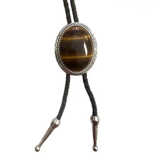 Load image into Gallery viewer, Deadwood Frontier Oval (Tiger's Eye) - Bolo Tie