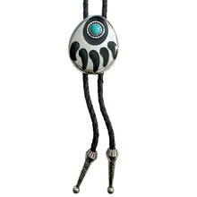 Load image into Gallery viewer, Deadwood Turquoise Bear Claw - Bolo Tie