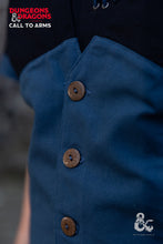 Load image into Gallery viewer, Dungeons & Dragons Rogue Hooded Vest Woad Blue