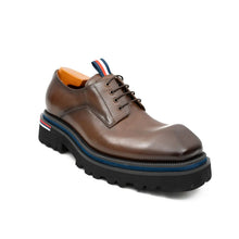 Load image into Gallery viewer, Derby Shoes Chunky 6cm heel boost Coffee