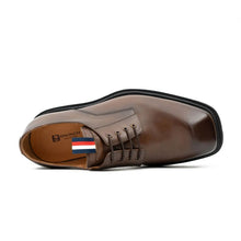 Load image into Gallery viewer, Derby Shoes Chunky 6cm heel boost Coffee